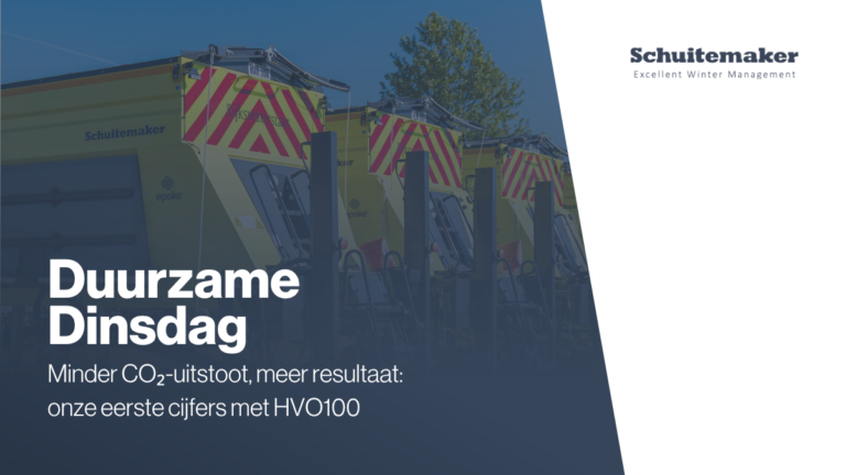 Minder CO₂-uitstoot, meer resultaat: onze eerste cijfers met HVO100